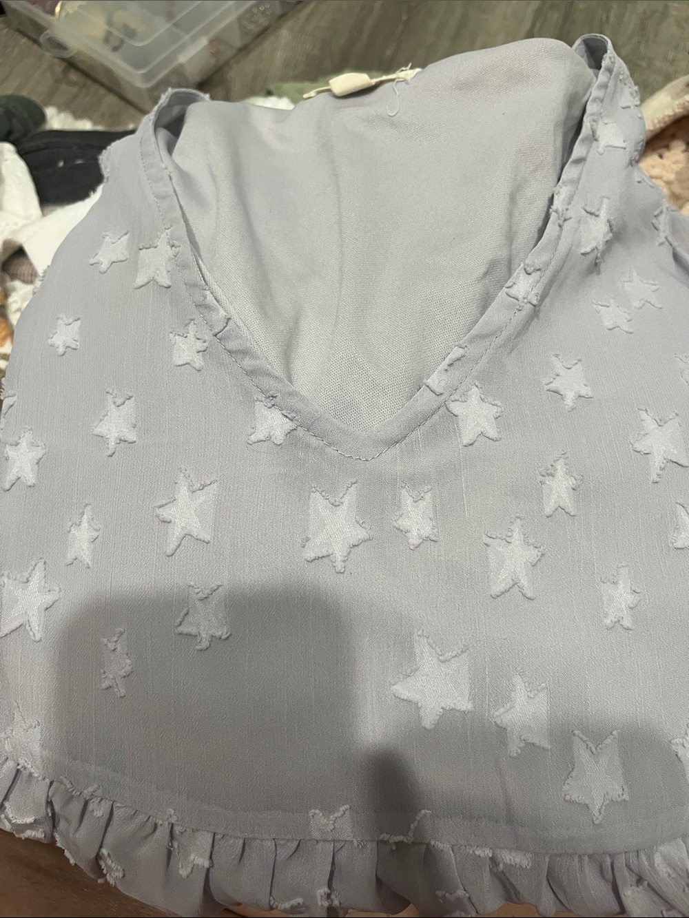 Star texture Lavender dress